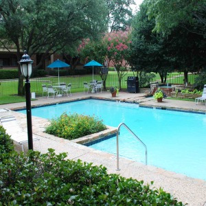 Pool Area at Oakhaven Apartments