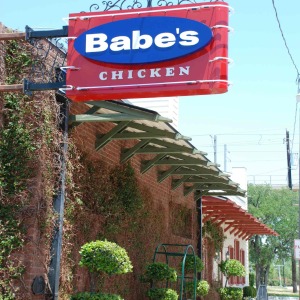 Babes Chicken Sign
