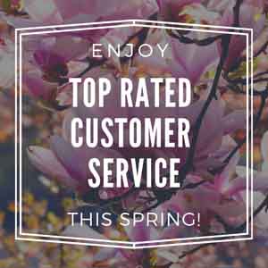 Top Rated Customer Service Graphic