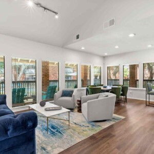 bright, large lounge area