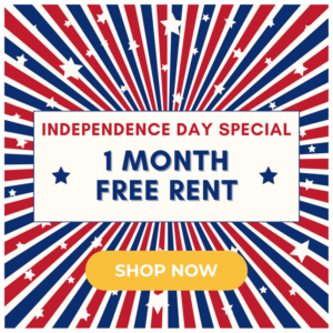Independence Day Special - 1 month free rent